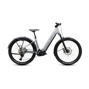 Bicicleta Electrica Cube Reaction, Hybrid SLX 800 Fe Easy Entry, Platinum Reflex 2027 - 27.5"