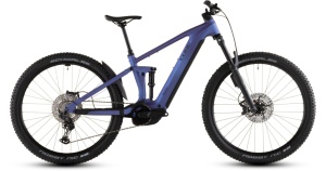 Bicicleta Electrică Cube STEREO HYBRID ONE44 EXC 800, Blueiris BLACK, 2026 - 27.5"