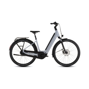 Bicicleta Electrica Cube SUPREME HYBRID COMFORT ONE 600 EASY ENTRY, FOGGREY REFLEX, 2026 – 28"