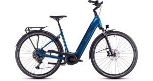 Bicicleta Electrica CUBE Supreme Hybrid PRO 625, Easy Entry, ElectricBlue BLUE, 2025 - 26"