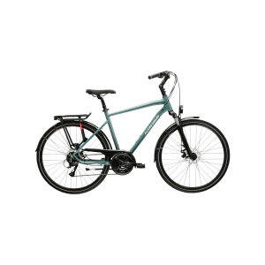Bicicleta Kross TRANS 3.0 , Verde / Argintiu / Mat, 2025, - 28"