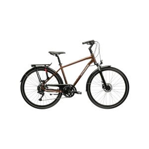 Bicicleta Kross Trans 5.0 brown / silver / glossy