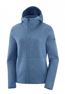 Bluza activitati urbane femei Salomon Sight FZ MID Albastru