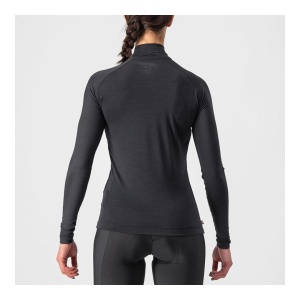Bluza De Corp Castelli Bandito Wool W Ls, De Dama, Negru