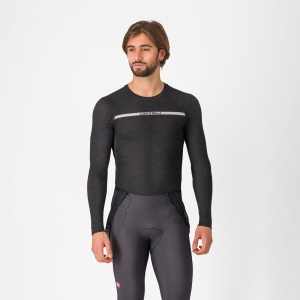 Bluza de corp CASTELLI Merino Seamless, Negru