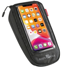 Borseta telefon KLICKfix Comfort M incl. adapt, transparent/black, incl. coupling