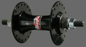 Butuc fata al. BMX, Rebel/Novatec, A01CSBT-14 (48H) negru anodizat, 2rulm, ax;QR14