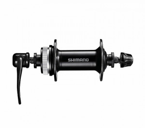 Butuc fata Shimano Disc, HB-QC300 100MM, 32 HOLES,BLACK, CENTERLOCK