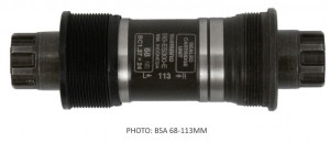 Butuc Pedalier Shimano BB-ES300-AK, BSA, 68mm-121mm, Octalink, fara suruburi