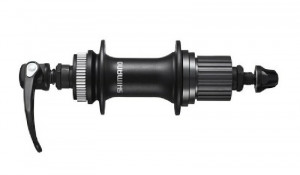 Butuc spate Shimano FH-MT500-B 28h 12v pt. rotor center lock Negru