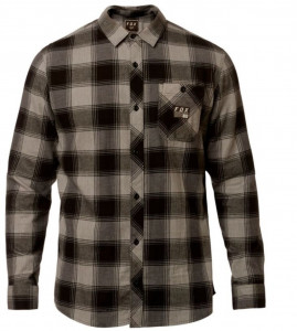 Camasa Fox Longview Ltwt Flannel HTR graph