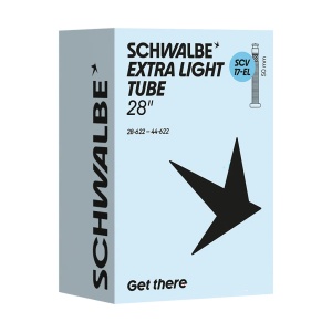 Camera Schwalbe SCV 17-EL Extra Light 28 Inch 28/44-622 SCV Neagra 50mm