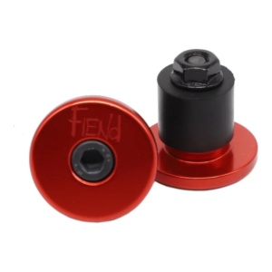 Capace Ghidon FIEND Alloy Bar Ends Pereche Rosu