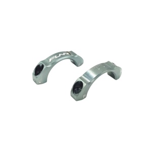 Cleme frontale pentru pipa Funn Equalizer 35mm, cu rise/ridicare 0 &10mm, gri, AM