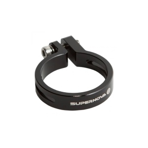 Colier Seat Post Clamp 27.2 mm for Tail Light, Black