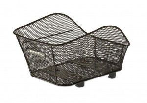 Cos bicicleta spate Basil Icon S black, close meshed