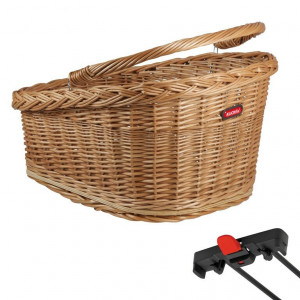 Cos bicicleta spate nuiele GT KLICKfix 47x37x26cm, brown, for Racktime