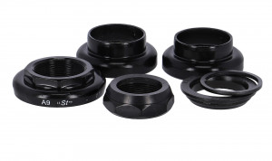 Cuvetarie Stronglight A9 Steel 1' BLACK BSC THREAD