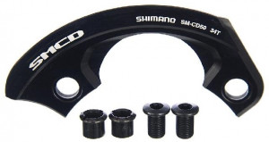 Dispozitiv pentru ghidarea lantului Shimano SM-CD50, Saint, aparatoare pentru 34T, fara ghidaj, ambalat ind.