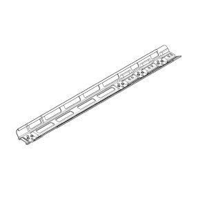 Element de montare a bateriei, pentru Power Tube 750 Bosch, vertical, cu protectie pentru margini (BBP377Y)