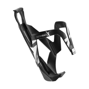 Elite Custom Race X Suport Bidon Negru Lucios Design Alb