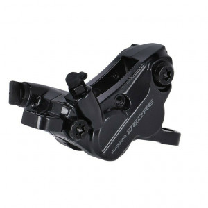 Etrier hidraulic Shimano BR-M6120 pentru roata fata/spate, 4 pistoane, resin