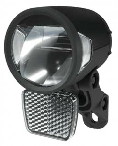 Far fata Herrmans H-Black MR8 D dinam, black, on/off park. light