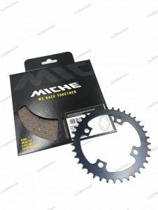 Foaie angrenaj, 1x, Narrow Wide, Miche e-Bike, otel, 4-arm, 38T, BCD104