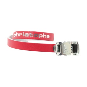 Footstrap set Zefal Christophe 516 red, 370mm, leather