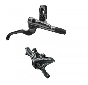 Frana pe disc Shimano XTR BL-M9100(R) BR-M9100(R) fara adaptor placute resin fara aripioare de racire furtun SM-BH90-SS 1700mm negru