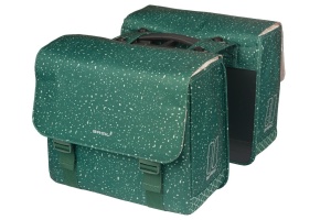 Geanta dubla BASIL Flair MIK, 35L, incl. placa adaptor MIK 2.0, Verde