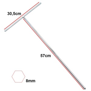 Imbus 10mm M10/58cm pentru trotineta Smartgyro