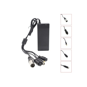 Incarcator universal baterie trotineta electrica 36V 2A connector GX16/GX12/DC5.5mm/DC8mm/XLR