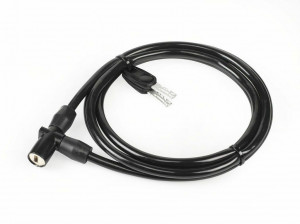 Lacat spiral cu cifru XLC 180cmx 8mm black min PU 12