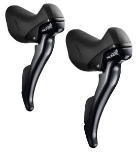 Maneta schimbator/frana Shimano Sora ST-R3000/3030, 9x3 viteze, cablu de schimbator 2000/1800mm, camasa de schimbator SP41