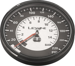 Manometru analog de schimb Lezyne 220 psi, pentru pompe de podea