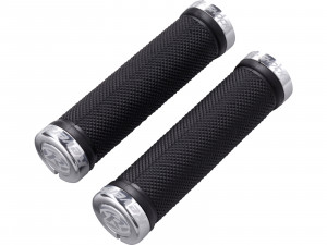 Mansoane REVERSE R-Shock Lock On 31mm x 130mm negru/argintiu