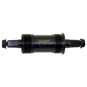 Monobloc Pedalier NECO 127,5/30,5 mm Negru Cupe Metal/Plastic