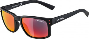 Ochelari Alpina Kosmic frame black matt glass red mirror
