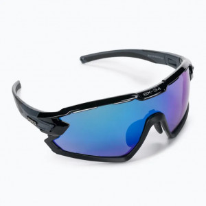 Ochelari de ciclism, Casco, SX-34, Carbonic, Negru