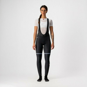 Pantaloni lungi Castelli Polare W, de dama, Negru