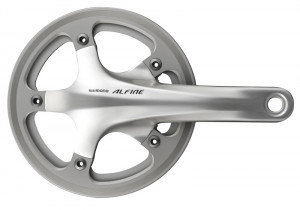 Pedalier Shimano Alfine FC-S501 45T brat 170mm CG single BB inclus argintiu