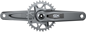 Pedalier SRAM GX Eagle T-Type, 32T, 1x12, 165 mm, Direct Mount, Dark Polar, fără ax/pedalier interior