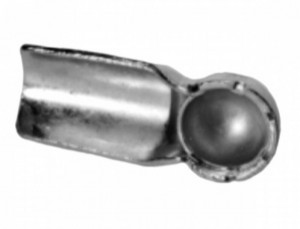 Pfanne Hebie for trailer hitch F 1, Zink, pack of 5