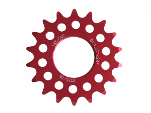 Pinion SS-110LK S-Shun al.7075 18T rosu anodizat