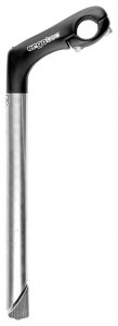 Pipa Ergotec Cobra Tube SL 300mm/90mm Niro/Alu, black/silver, 1 1/8", 25,4mm, 30