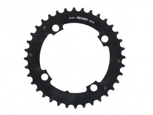Placa Pedalier MTB 36T S1 2x10V104mm BC,aluminium,black