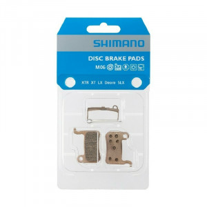 Placute de frana Shimano M06 metal & fara aripioare de racire/arc/siguranta, 1 pereche