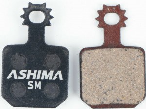Placute frana Ashima AD0208, semi-metalice, compatibile Magura MT5/7, AM
