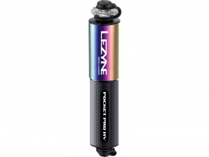 Pompa de mana Lezyne CNC Pocket Drive Pro HV, neo metallic/black gloss 90PSI, 14,4cm
